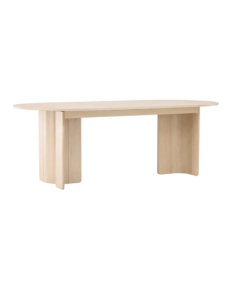 Tyresö ovaler Esstisch 220 × 100 cm in Whitewash, Ansicht 7