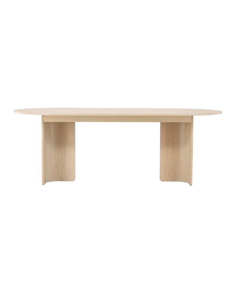 Tyresö ovaler Esstisch 220 × 100 cm in Whitewash, Ansicht 8