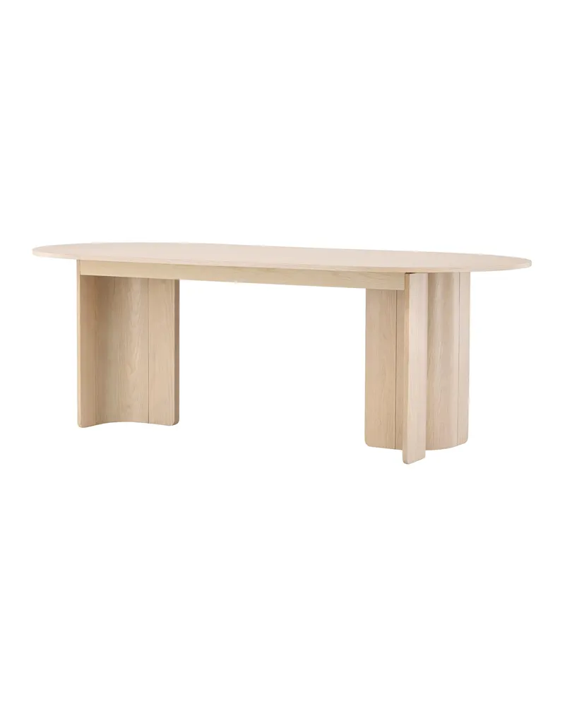 Tyresö ovaler Esstisch 220 × 100 cm in Whitewash, Ansicht 9