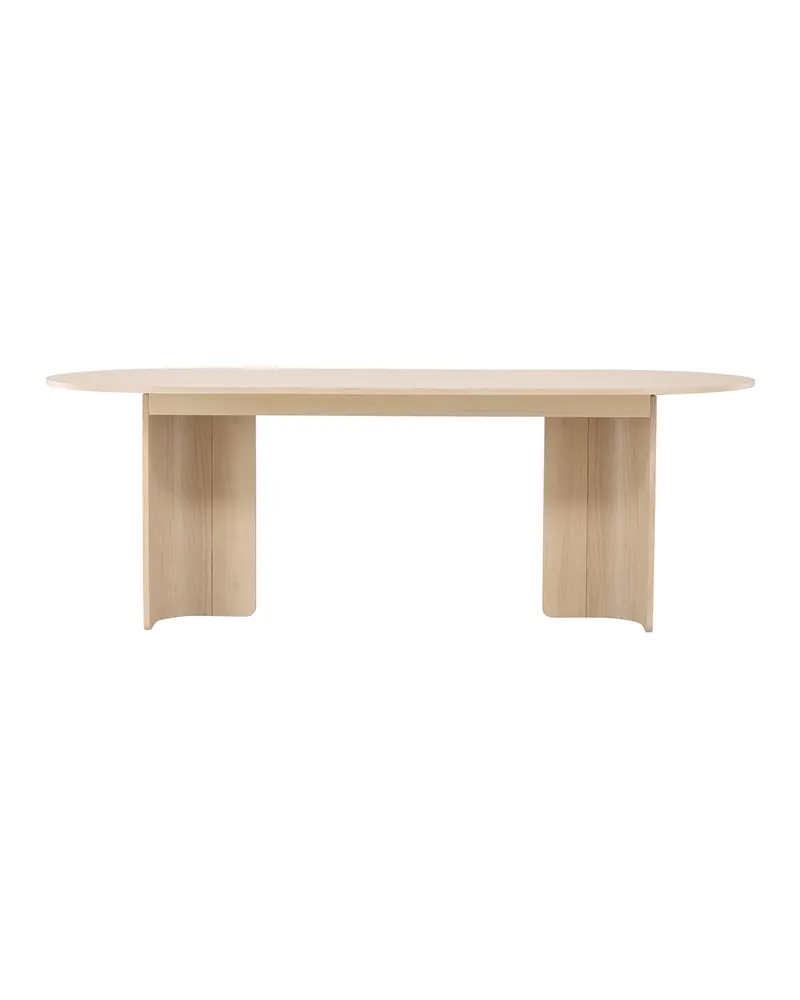Tyresö ovaler Esstisch 220 × 100 cm in Whitewash, Ansicht 2