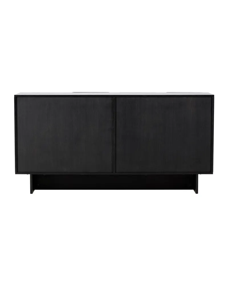 Tyresö Sideboard auf Sockel in 42 × 80 × 160 cm, Schwarz, Ansicht 8