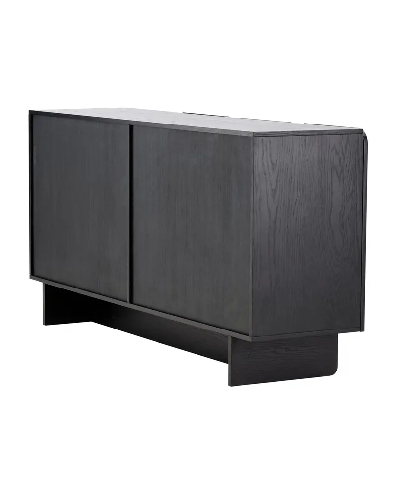 Tyresö Sideboard auf Sockel in 42 × 80 × 160 cm, Schwarz, Ansicht 10