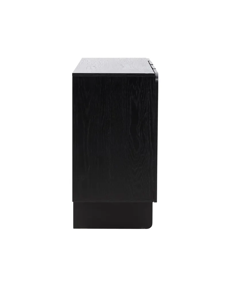 Tyresö Sideboard auf Sockel in 42 × 80 × 160 cm, Schwarz, Ansicht 11
