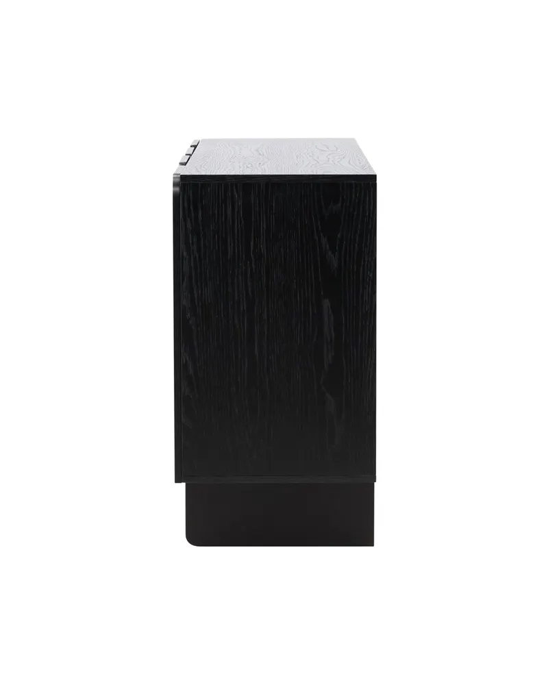 Tyresö Sideboard auf Sockel in 42 × 80 × 160 cm, Schwarz, Ansicht 5