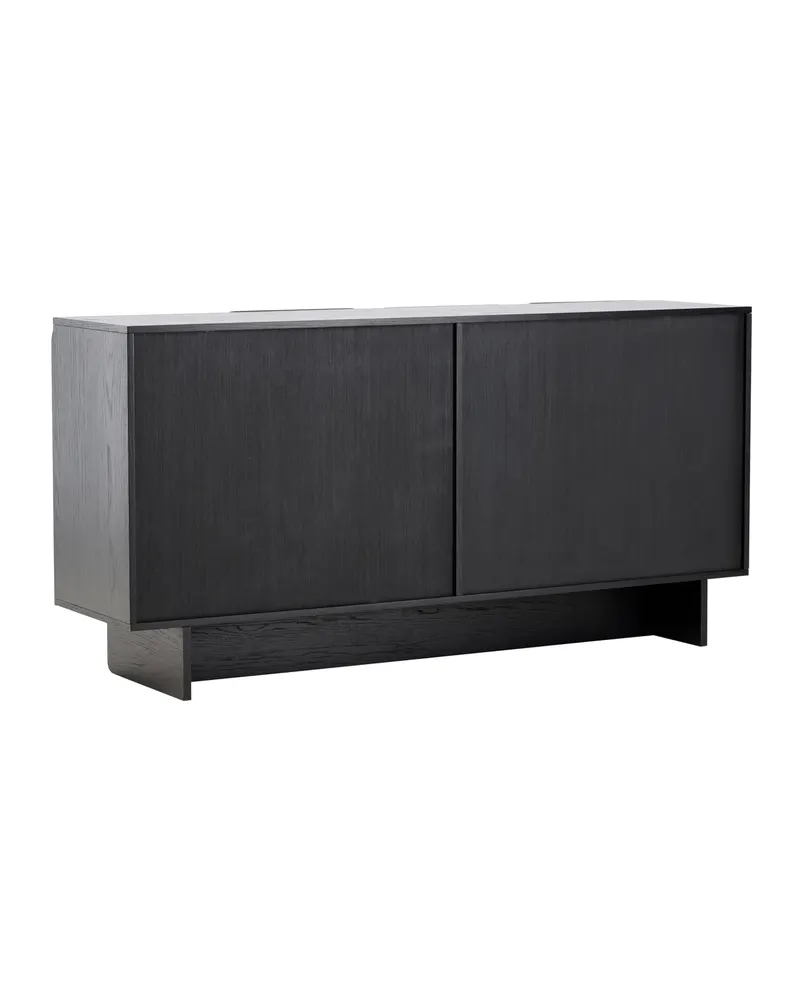 Tyresö Sideboard auf Sockel in 42 × 80 × 160 cm, Schwarz, Ansicht 6