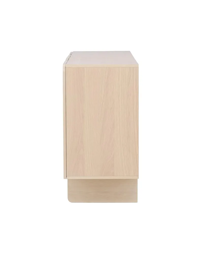Tyresö Sideboard auf Sockel in 42 × 80 × 160 cm, Whitewash, Ansicht 7