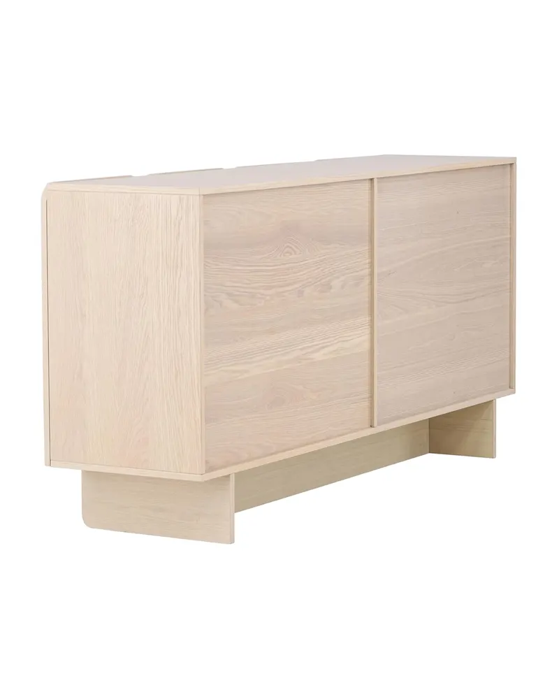 Tyresö Sideboard auf Sockel in 42 × 80 × 160 cm, Whitewash, Ansicht 8