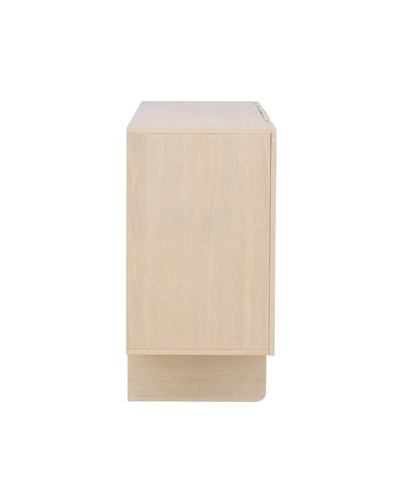 Tyresö Sideboard auf Sockel in 42 × 80 × 160 cm, Whitewash, Ansicht 5