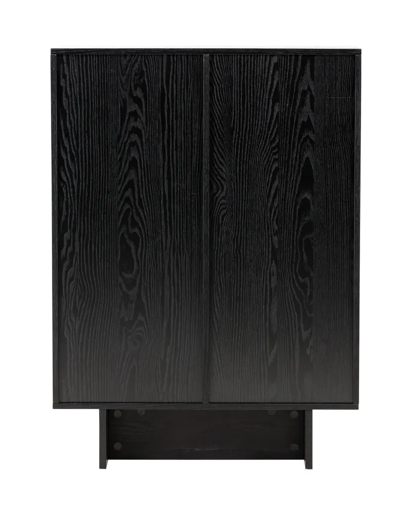 Tyresö Sideboard auf Sockel in 30 × 110 × 80 cm, Schwarz, Ansicht 7