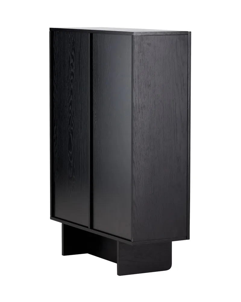 Tyresö Sideboard auf Sockel in 30 × 110 × 80 cm, Schwarz, Ansicht 9