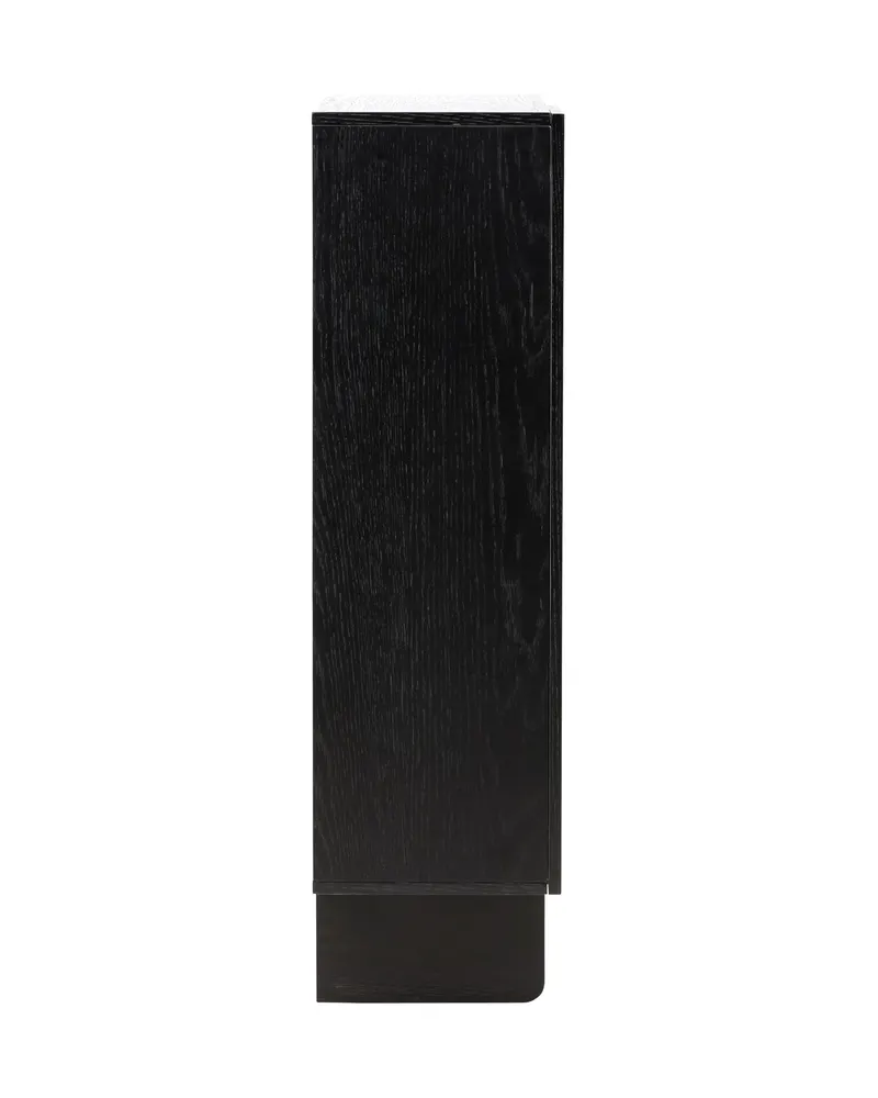 Tyresö Sideboard auf Sockel in 30 × 110 × 80 cm, Schwarz, Ansicht 10