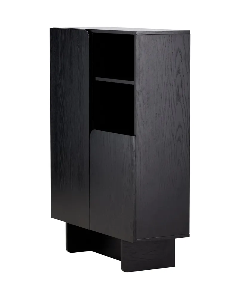 Tyresö Sideboard auf Sockel in 30 × 110 × 80 cm, Schwarz, Ansicht 3