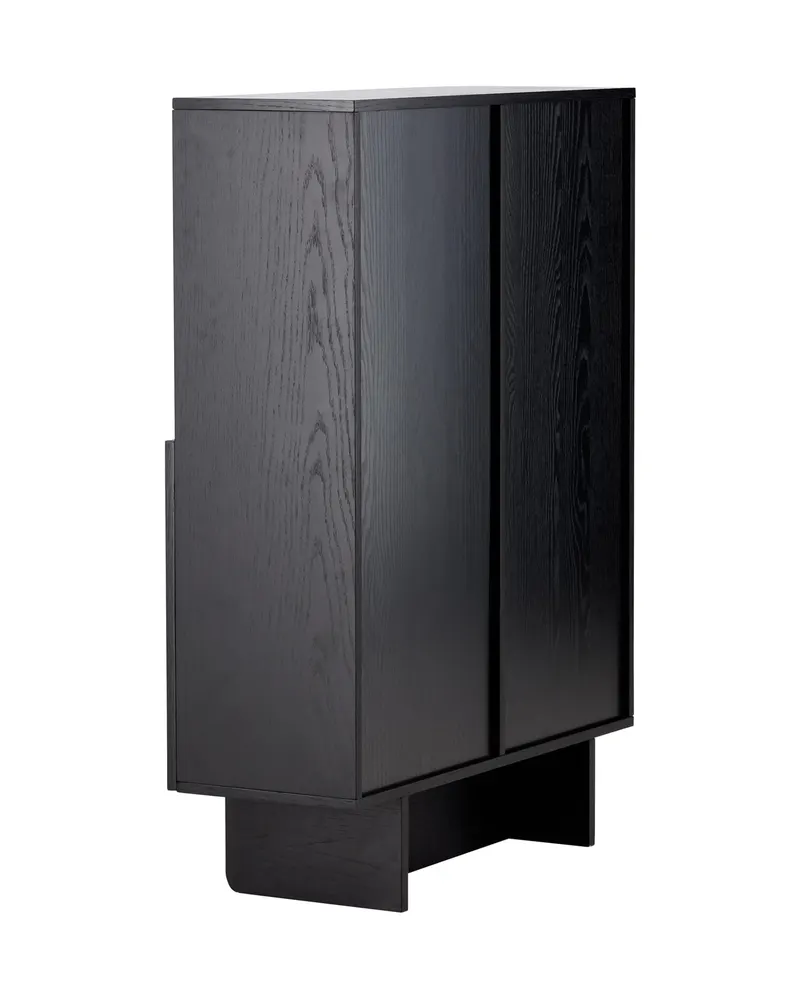 Tyresö Sideboard auf Sockel in 30 × 110 × 80 cm, Schwarz, Ansicht 5