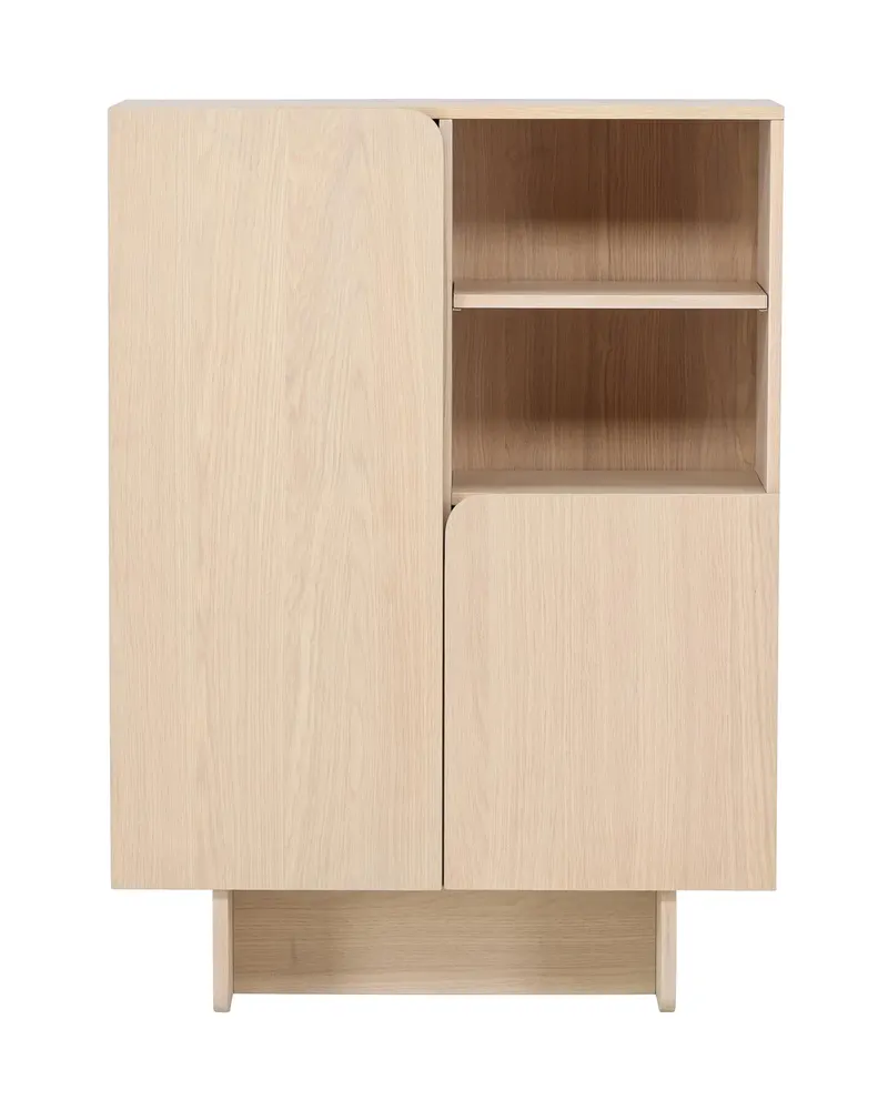 Tyresö Sideboard auf Sockel in 30 × 110 × 80 cm, Whitewash, Ansicht 1