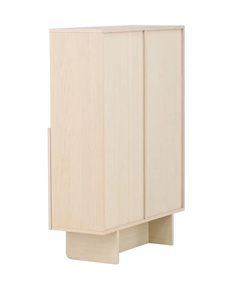 Tyresö Sideboard auf Sockel in 30 × 110 × 80 cm, Whitewash, Ansicht 6