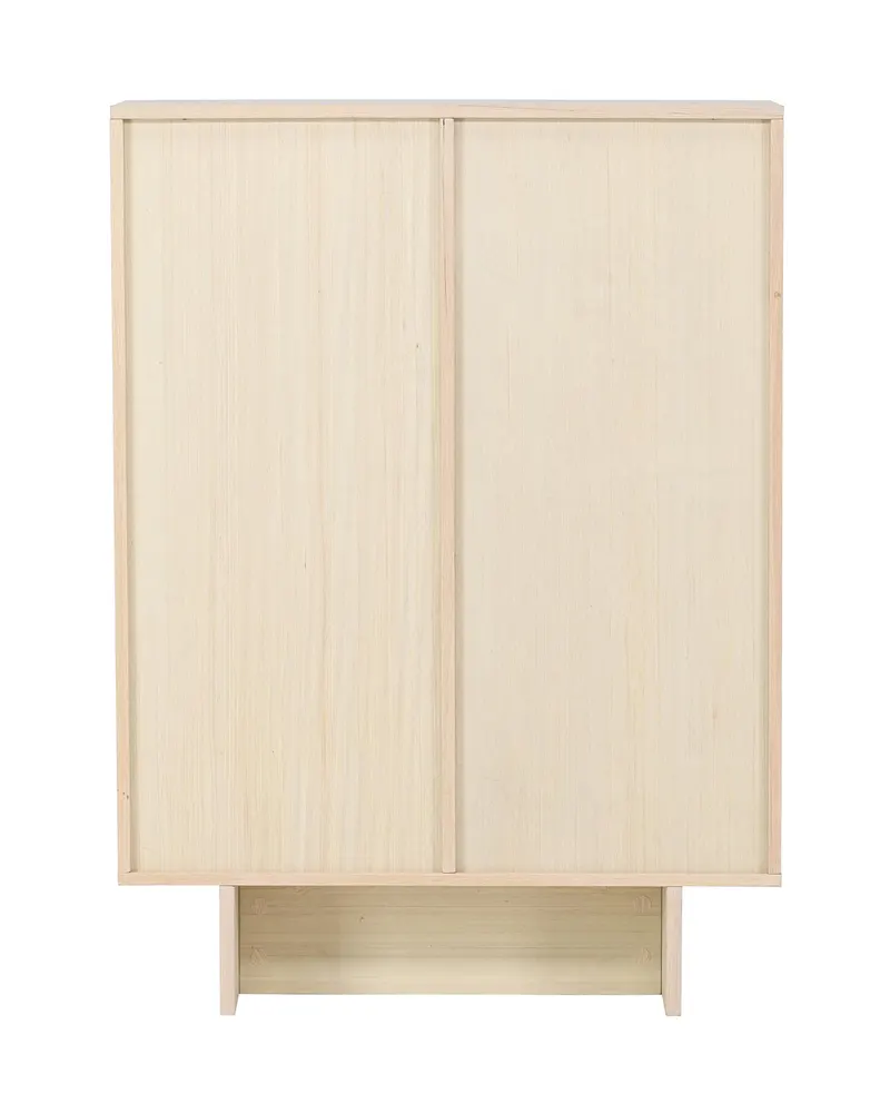 Tyresö Sideboard auf Sockel in 30 × 110 × 80 cm, Whitewash, Ansicht 7