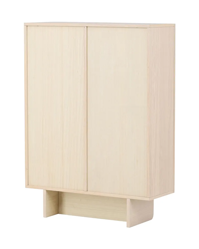 Tyresö Sideboard auf Sockel in 30 × 110 × 80 cm, Whitewash, Ansicht 8