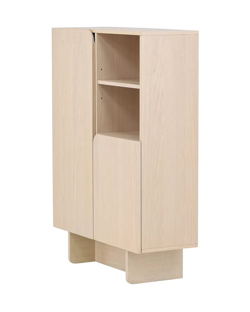 Tyresö Sideboard auf Sockel in 30 × 110 × 80 cm, Whitewash, Ansicht 3
