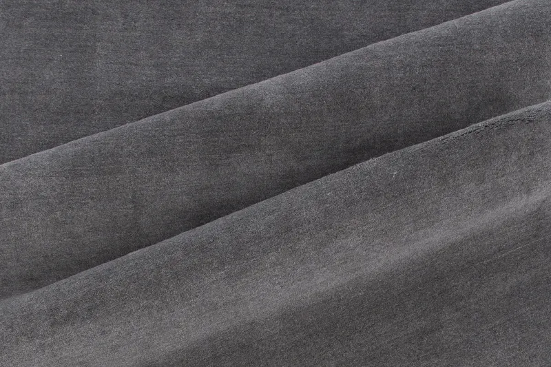 Ulla Wollteppich 350 × 250 cm in Grau, im Wohnraum, Ansicht 1