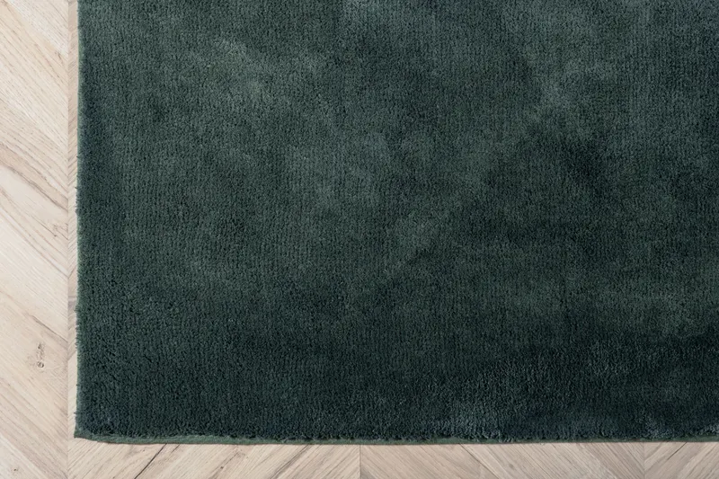 Undra Teppich mit glänzendem Flor in 240 × 170 cm, Grün, im Wohnraum, Ansicht 4