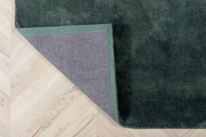 Undra Teppich mit glänzendem Flor in 240 × 170 cm, Grün, im Wohnraum, Ansicht 5