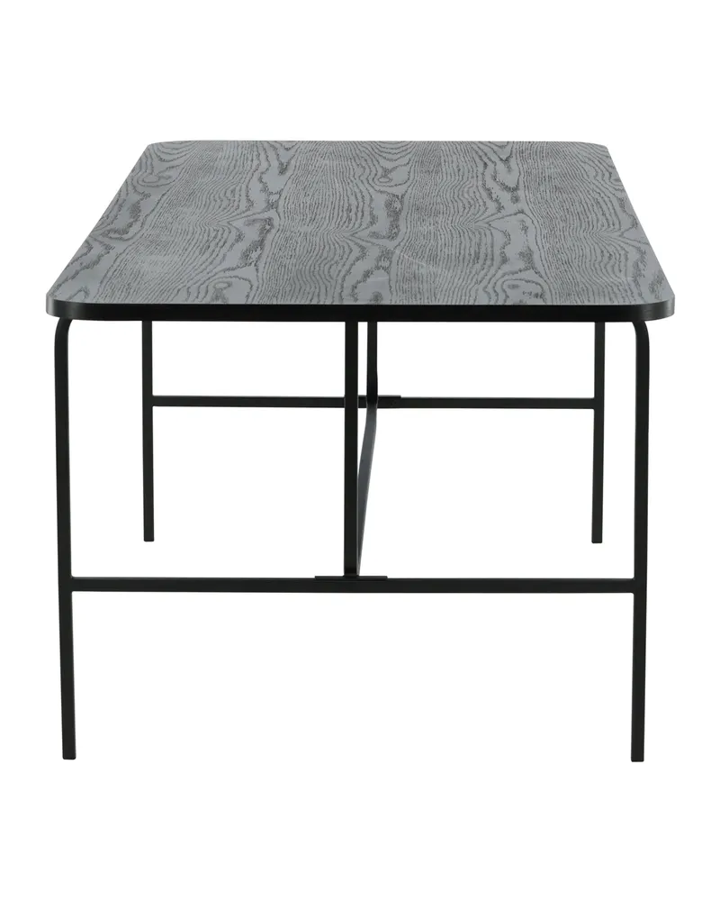 Uno Esstisch 200 × 90 cm in Schwarz, Ansicht 4
