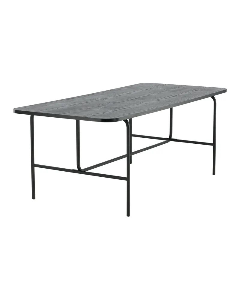 Uno Esstisch 200 × 90 cm in Schwarz, Ansicht 5