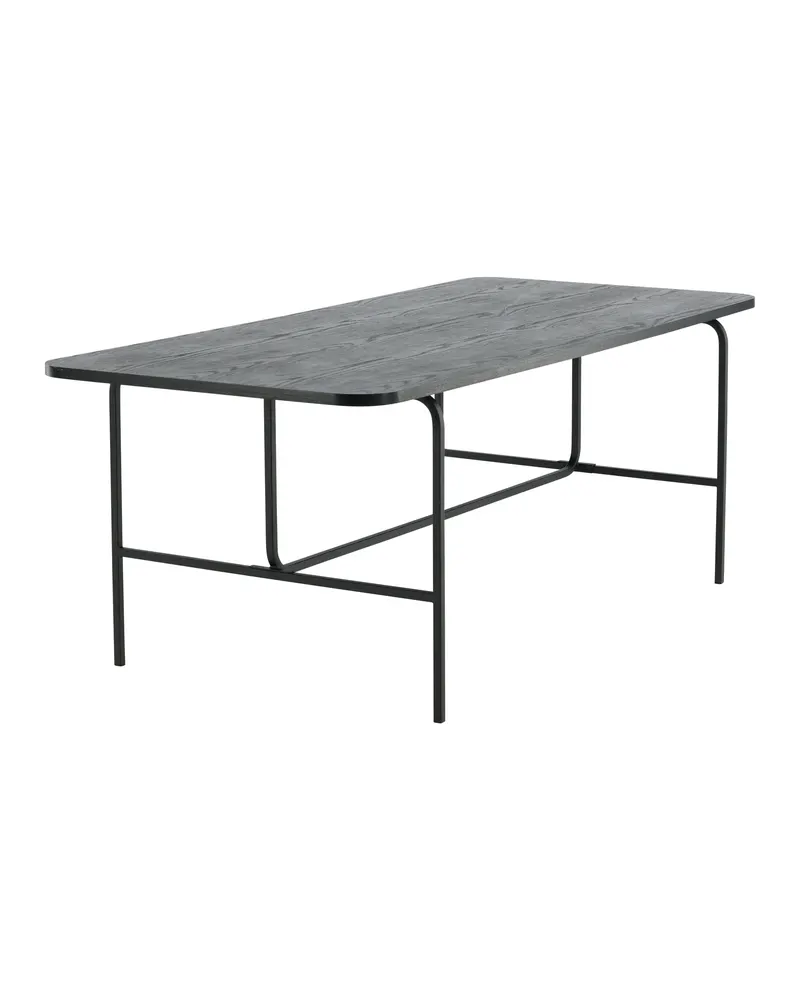 Uno Esstisch 200 × 90 cm in Schwarz, Ansicht 11