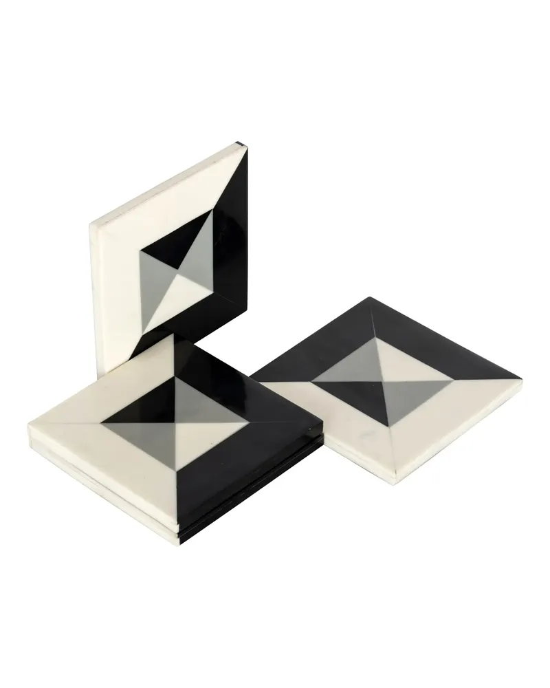 Untersetzer Louel, Schwarz von Richmond Interiors, Produktansicht 2