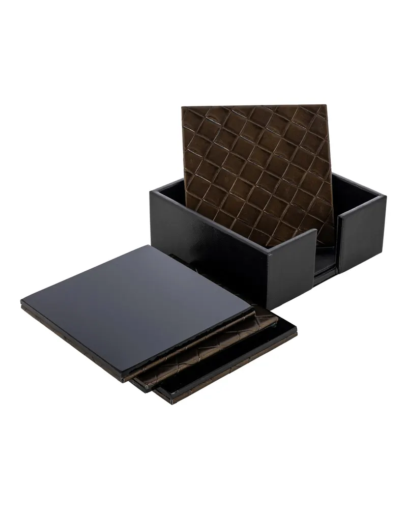 Untersetzer Yora, Schwarz von Richmond Interiors, Produktansicht 3