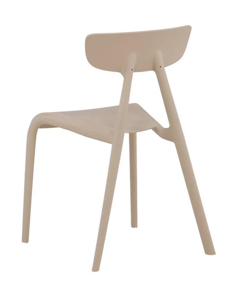 Ursholmen stapelbarer Esszimmerstuhl aus Kunststoff in Beige, Ansicht 10