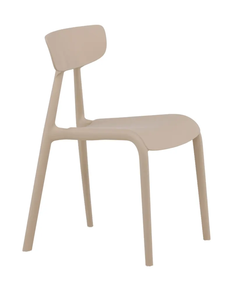 Ursholmen stapelbarer Esszimmerstuhl aus Kunststoff in Beige, Ansicht 11