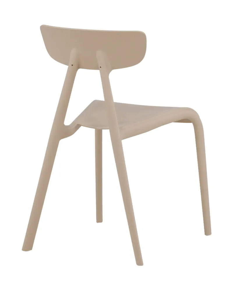 Ursholmen stapelbarer Esszimmerstuhl aus Kunststoff in Beige, Ansicht 12