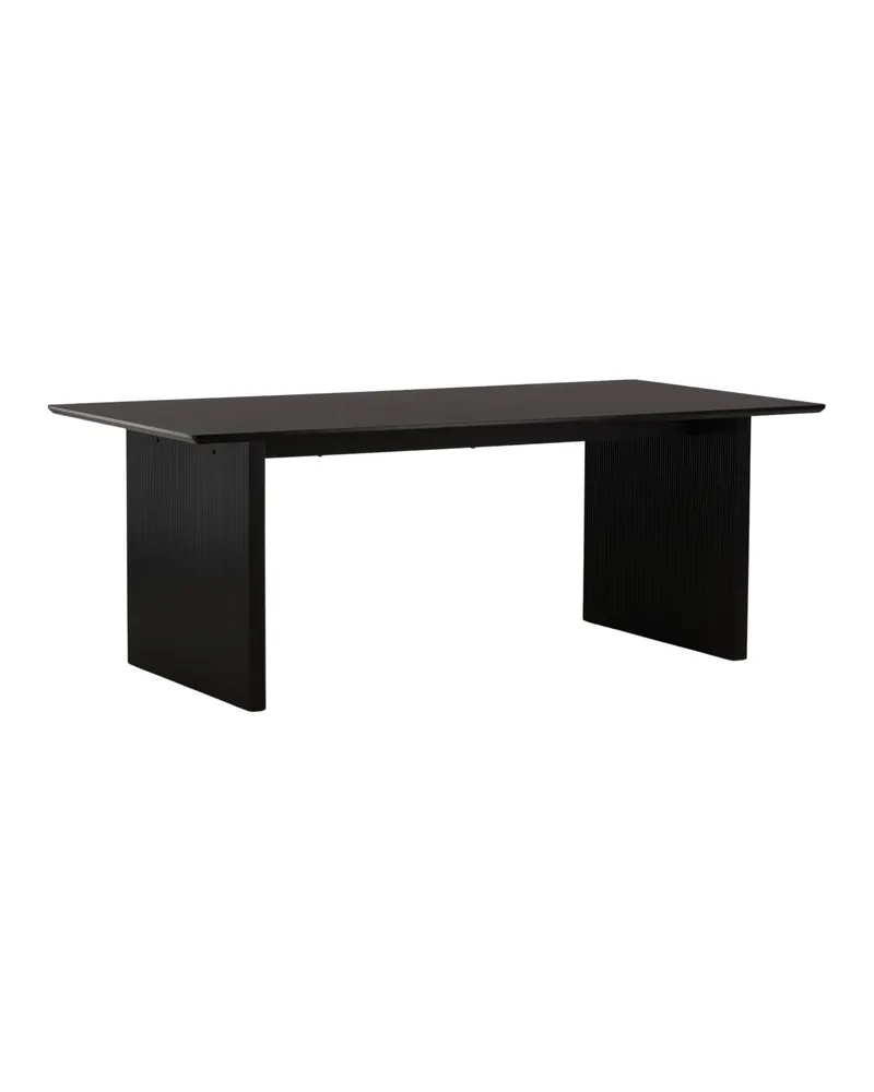 Vail Esstisch 200 × 100 cm auf zwei Wangen in Schwarz, Ansicht 9
