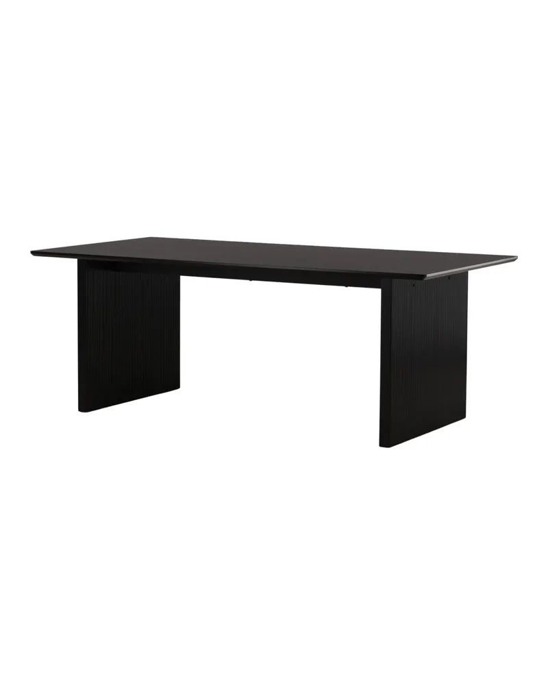 Vail Esstisch 200 × 100 cm auf zwei Wangen in Schwarz, Ansicht 11