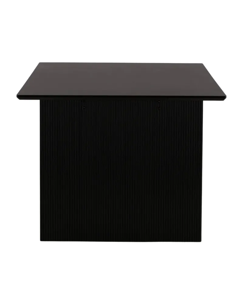 Vail Esstisch 200 × 100 cm auf zwei Wangen in Schwarz, Ansicht 4