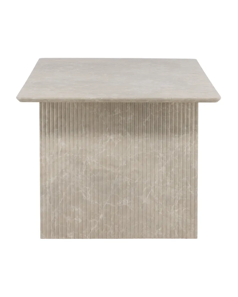 Vail Esstisch 200 × 100 cm auf zwei Wangen in Beige, Ansicht 7