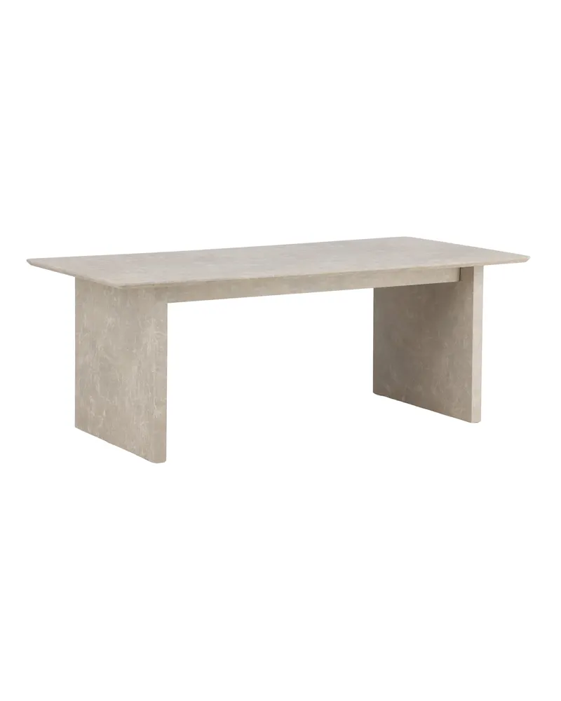 Vail Esstisch 200 × 100 cm auf zwei Wangen in Beige, Ansicht 9