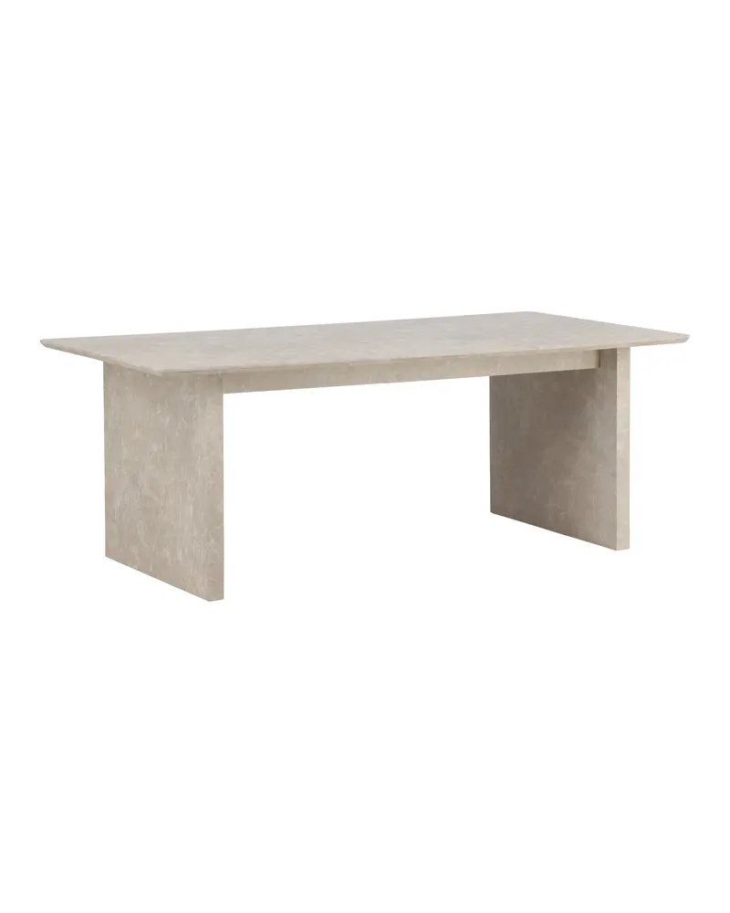 Vail Esstisch 200 × 100 cm auf zwei Wangen in Beige, Ansicht 2