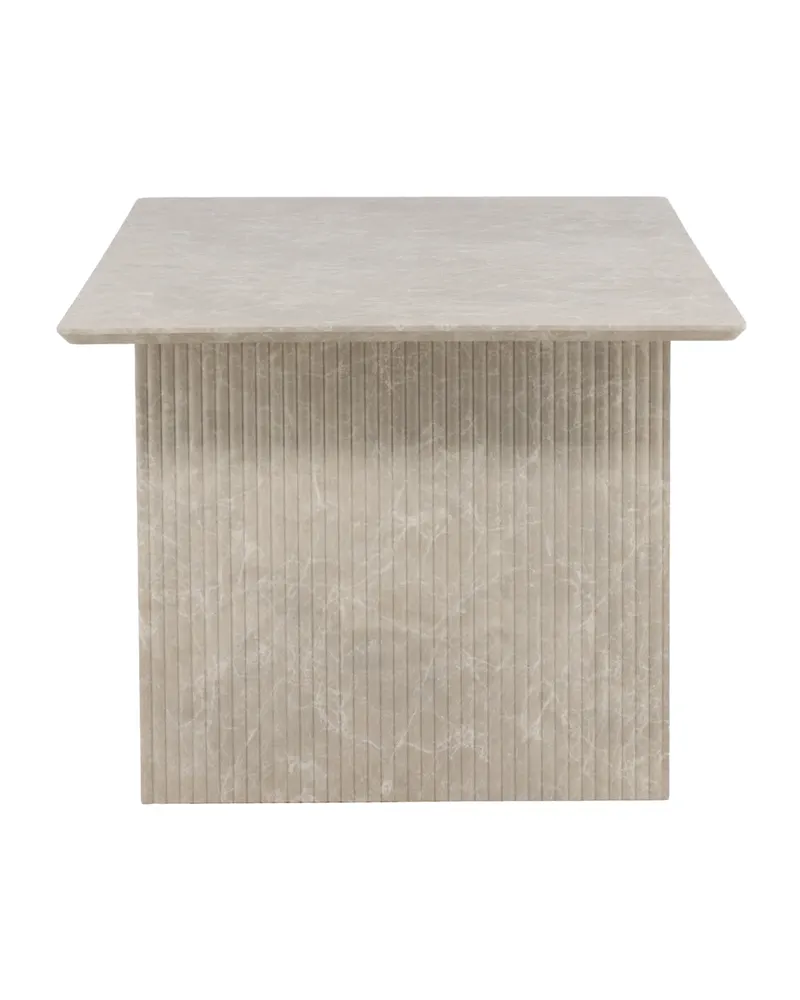 Vail Esstisch 200 × 100 cm auf zwei Wangen in Beige, Ansicht 4