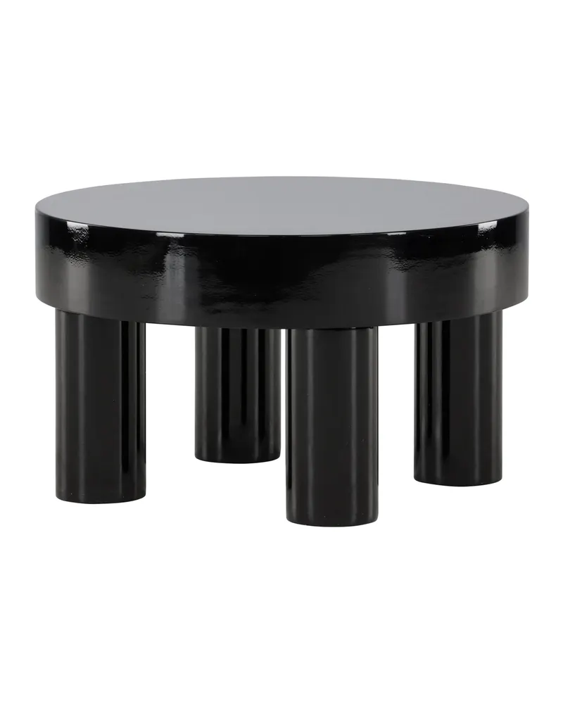 Varberg kleiner runder Couchtisch Ø 60 cm, schwarz lackiert