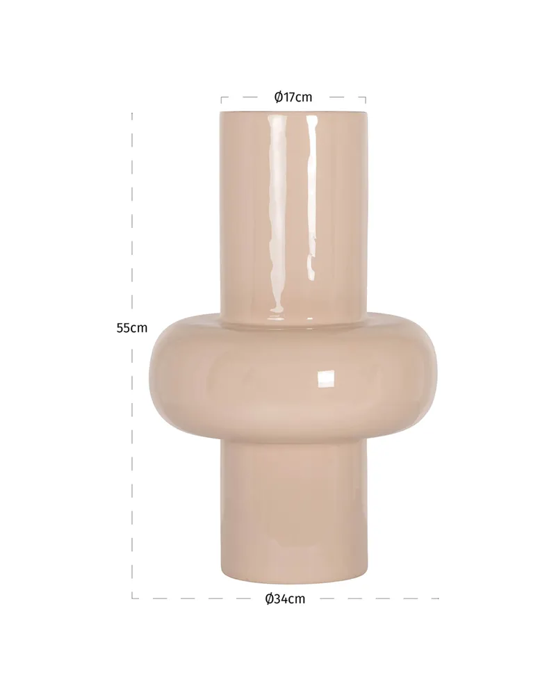 Vase Benice, Tapioca, groß von Richmond Interiors, Produktansicht 4