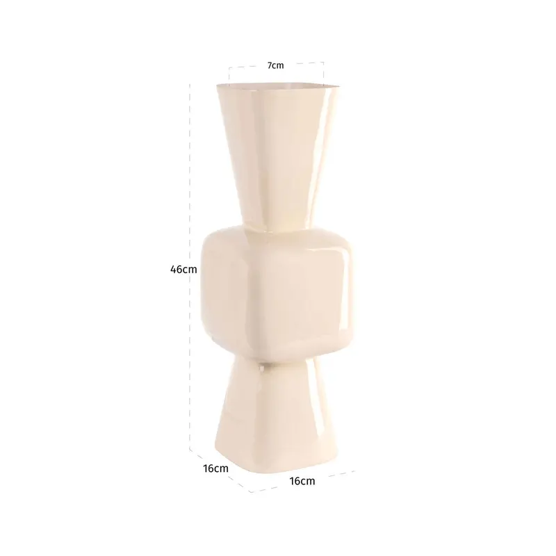 Vase Brooks, Tapioca von Richmond Interiors, Maßzeichnung 3