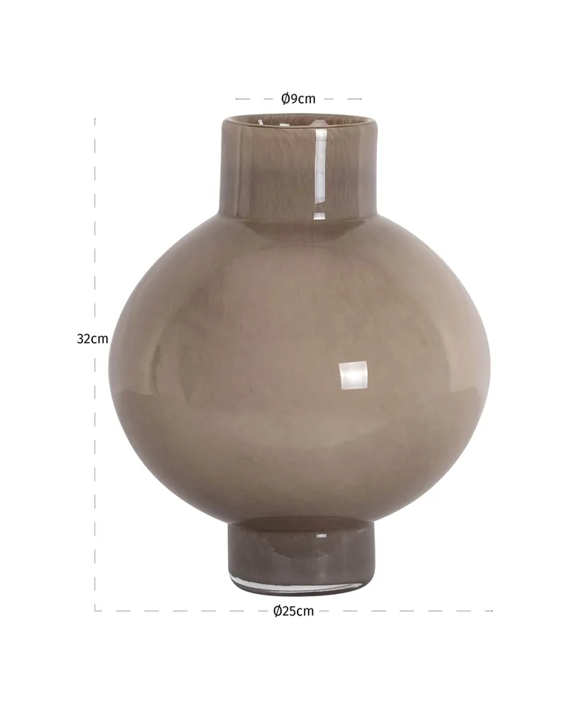 Vase Celina, Braun, klein von Richmond Interiors, Produktansicht 4