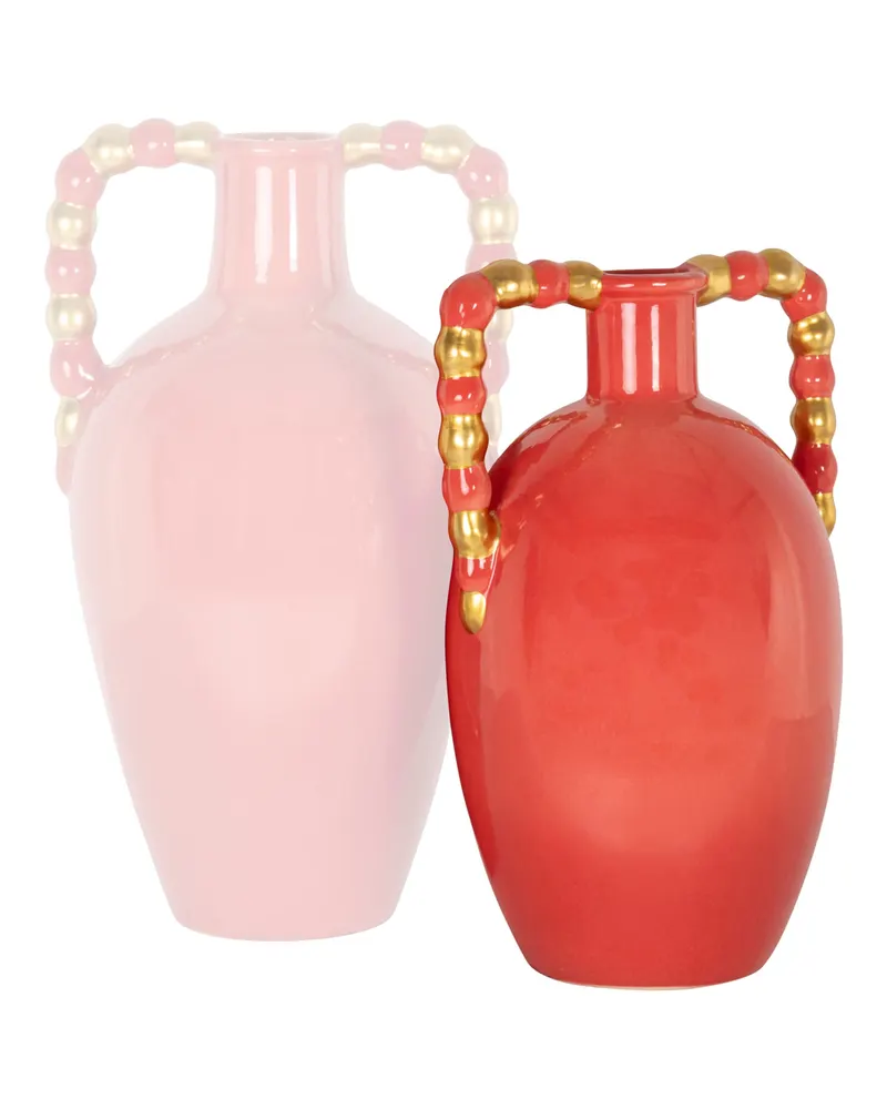 Vase Davita, Orange, klein von Richmond Interiors, Produktansicht 4