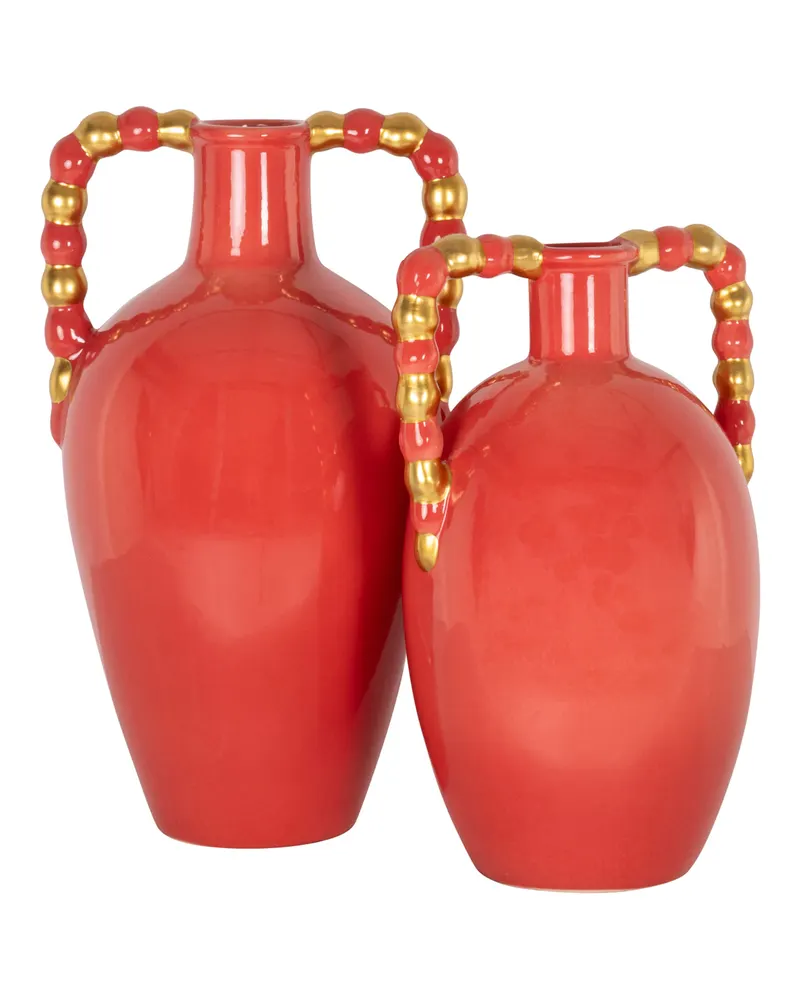 Vase Davita, Orange, groß von Richmond Interiors, Produktansicht 5