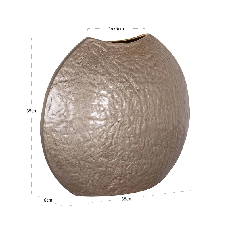 Vase Jaya beige von Richmond Interiors, Maßzeichnung 9