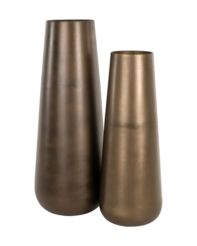 Vase Kenza, Messingfarben antik, klein von Richmond Interiors, Produktansicht 3