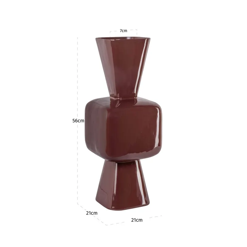 Vase Lane, Sable brown von Richmond Interiors, Maßzeichnung 3