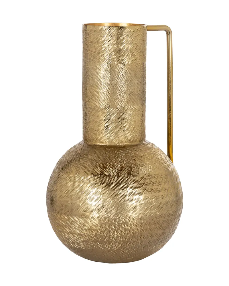 Vase Leia, Goldfarben, klein von Richmond Interiors